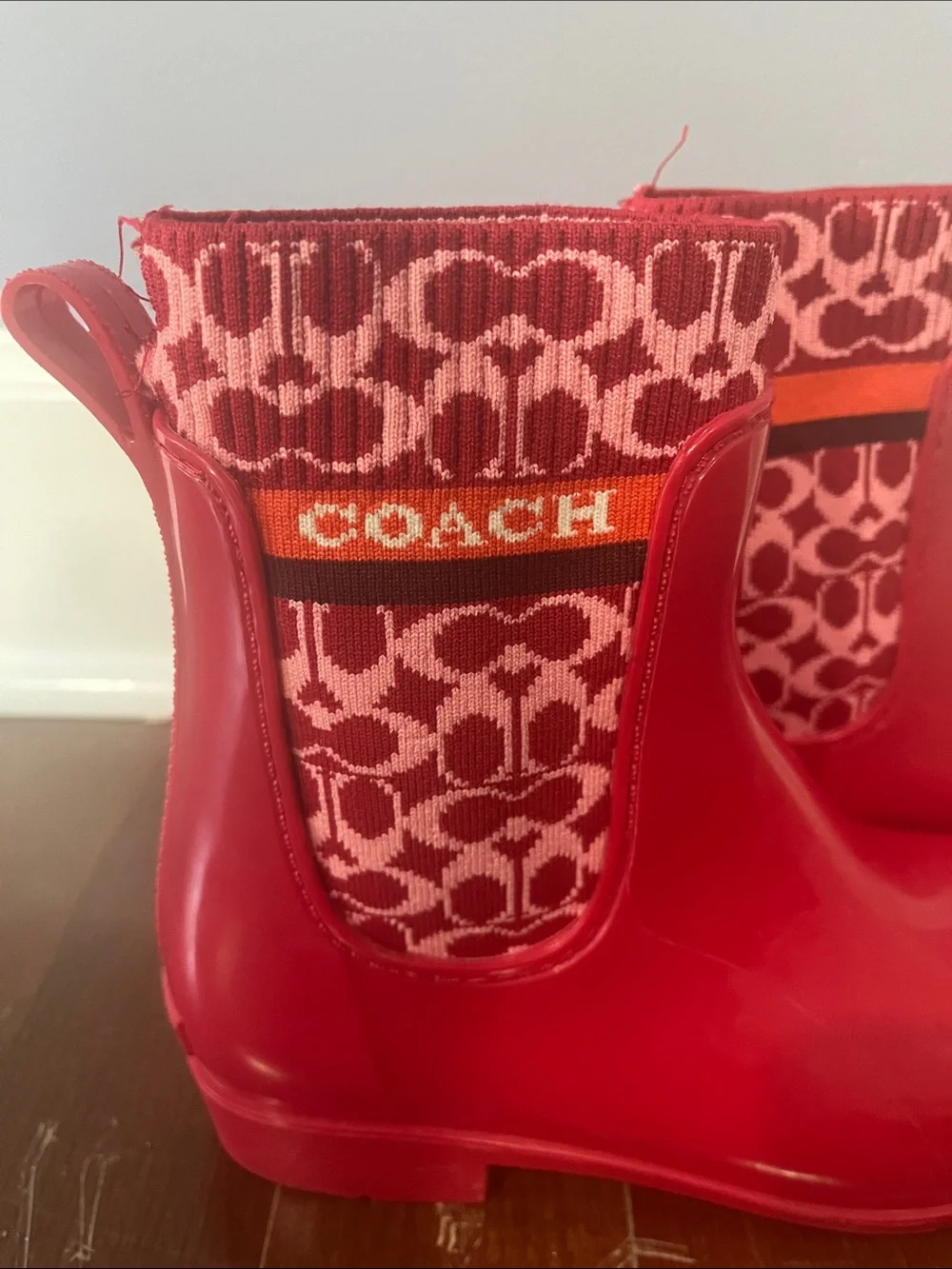 Coach bright red